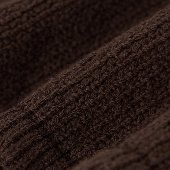 NWT Frank & Oak // The Crochet Knit Tank in Dark Chocolate Brown - Picture 7 of 9